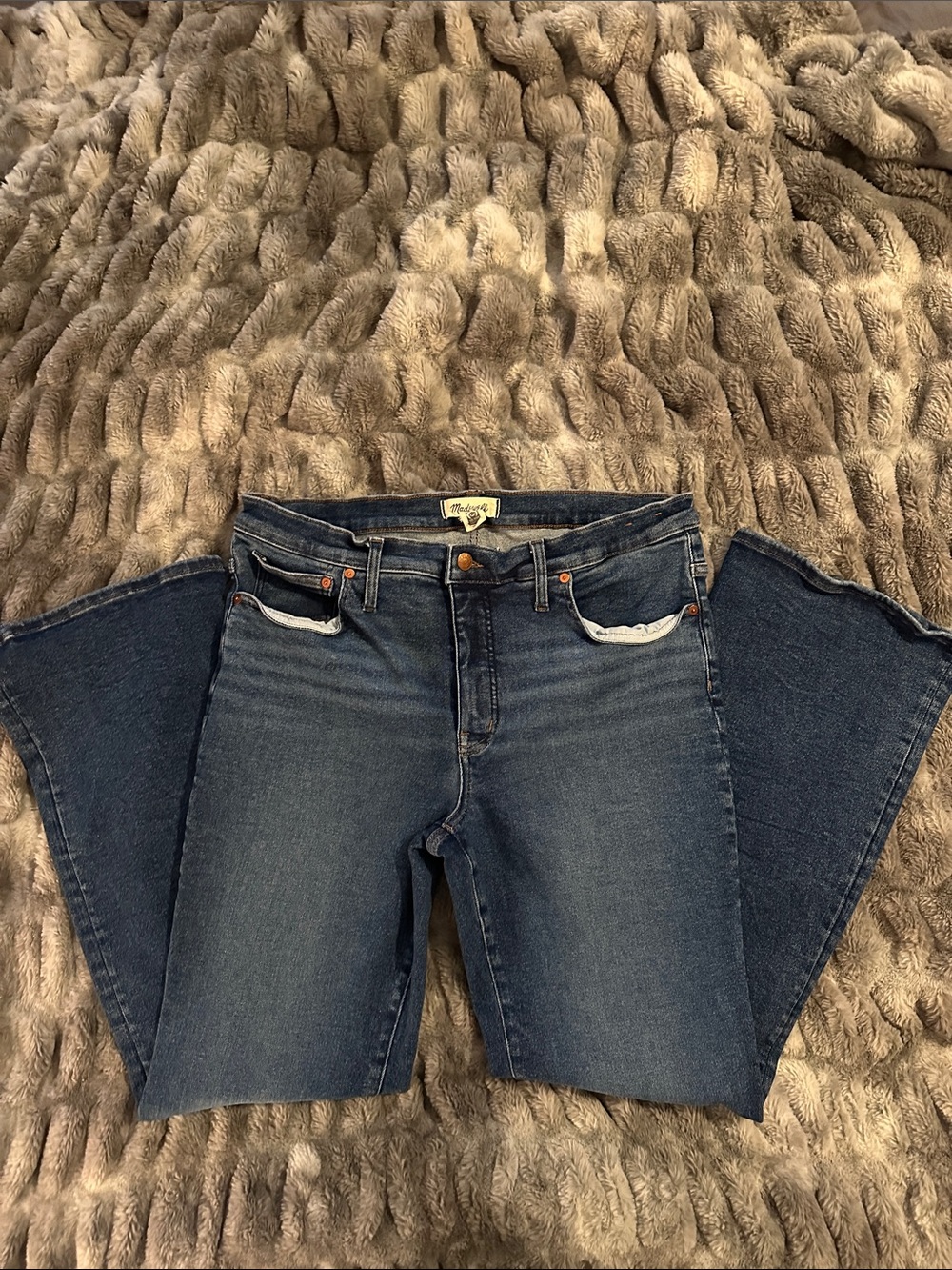 Madewell Kick Out Full-Length Women’s Blue Denim Jeans